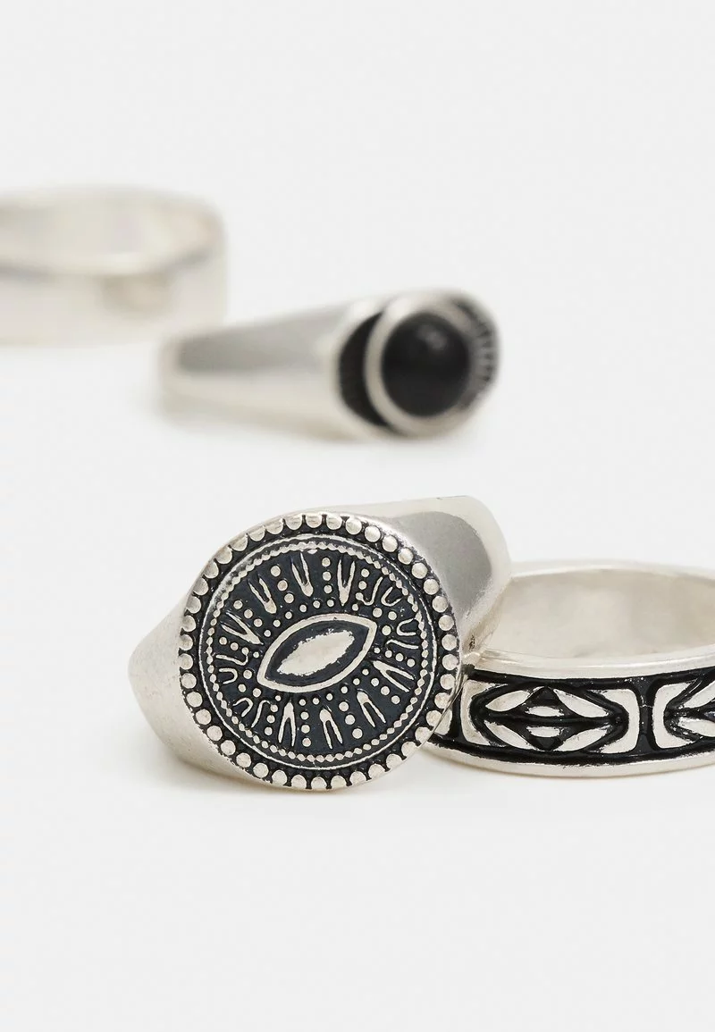 Pier One 5 PACK - Ring - Silver-coloured 3 Pier One 5 PACK - Ring - Silver-coloured – Bild 3