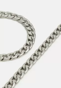 Pier One 2PACK SET - Halskette - Silver-coloured -Pier One Geschäft df2f201b74344f4db97bf89a3f01a241