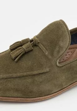 Pier One LEATHER - Slipper - Green -Pier One Geschäft e1f88111880d4b22b149d345f9e0d086