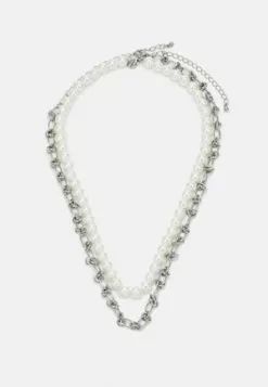 Pier One 2PACK - Halskette - Silver-coloured -Pier One Geschäft e245ed3a0c4448518c382a29b6da13e2