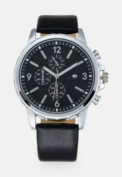 Pier One Uhr - Black/silver-coloured