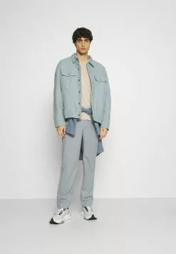 Pier One 5 PACK - T-Shirt Basic - Dark Grey/dark Blue/olive