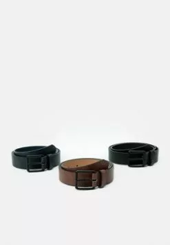 Pier One 3 PACK UNISEX - Gürtel - Black/brown /cognac -Pier One Geschäft ee37423f2185415eafccaa9aac4ff94e 1