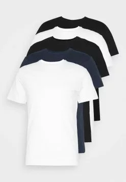 Pier One T-Shirt Basic - Black/white/blue -Pier One Geschäft f1b37127ec2d45f98139c878d4f29450