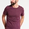 Pier One T-Shirt Basic - Bordeaux Melange