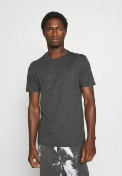 Pier One 3 PACK - T-Shirt Basic - Black/mottled Dark Grey/bordeaux -Pier One Geschäft fbb1fa11fda54722bafd9df33f46d342