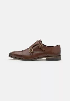 Pier One LEATHER - Business-Slipper - Brown
