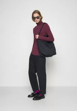 Pier One 2 PACK - Langarmshirt - Bordeaux/dark Blue