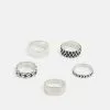 Pier One 5 PACK - Ring - Silver-coloured