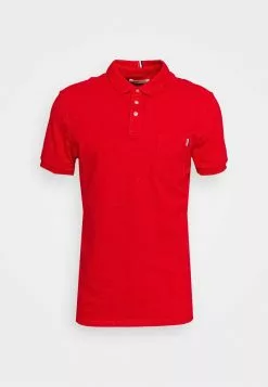 Pier One TRICOLORE TRIM POLO - Poloshirt - Black -Pier One Geschäft fedb871a3b5145ef978d6dbf67c0147e